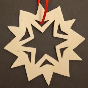 Traditioneller Holzstern