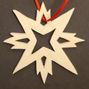 Zackenstern Anhänger