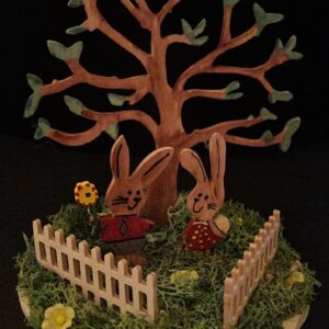 Hasenidylle im Garten