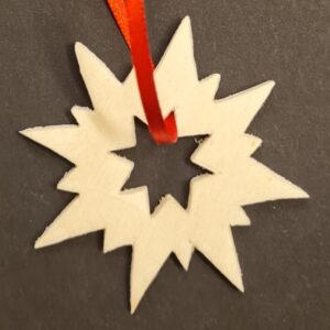 Zackenstern Anhänger