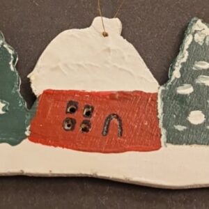 Winterliches Berghäuschen